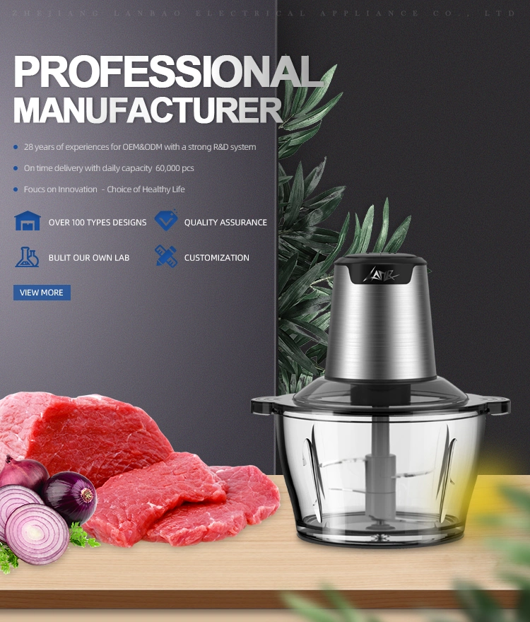 Multifunctional Kitchen Food Processor Vegetable Mincer Parts Electric Household Chopper